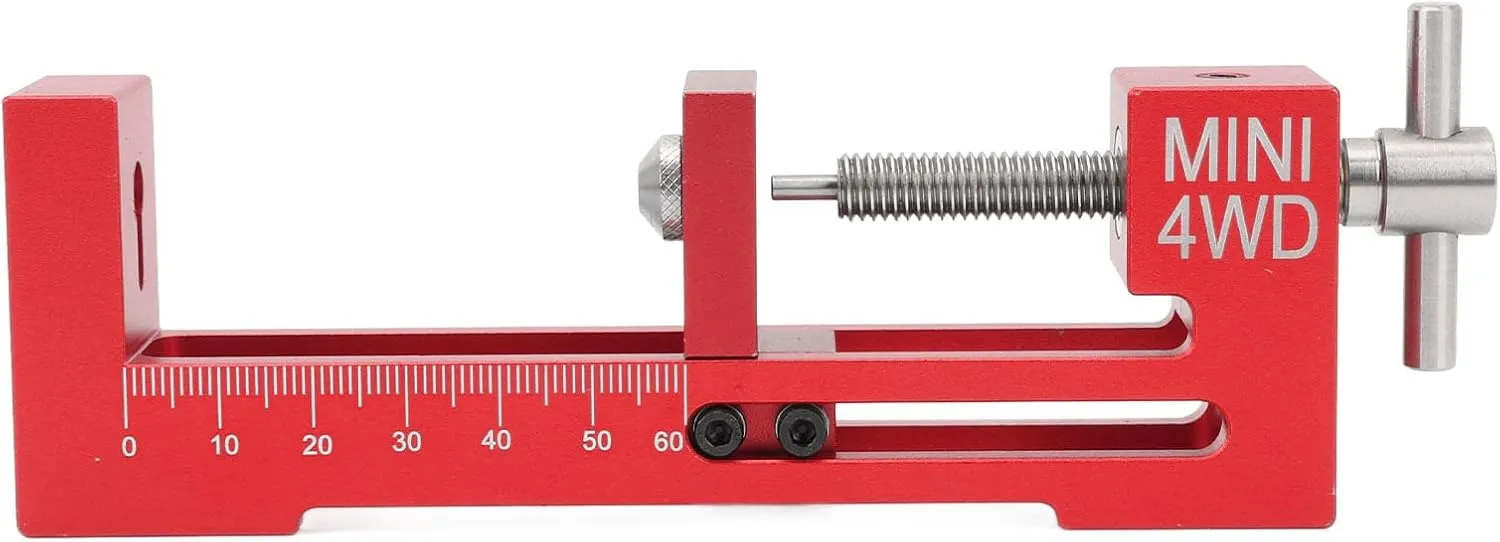 Pilipane Aluminium Alloy Tire Installer Wheel Loader Tires Fitter Device for RC Mini 4 Wheel Drive Racing Car DIY Parts Durable Portable Easy to Use Tool for Enthusiasts (Red)