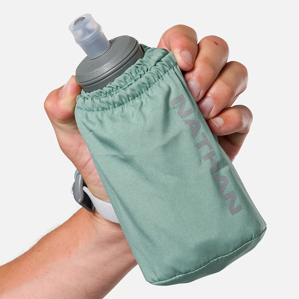 Pinnacle Soft Flask Handheld 18oz (Sage Green/Reflective Silver)