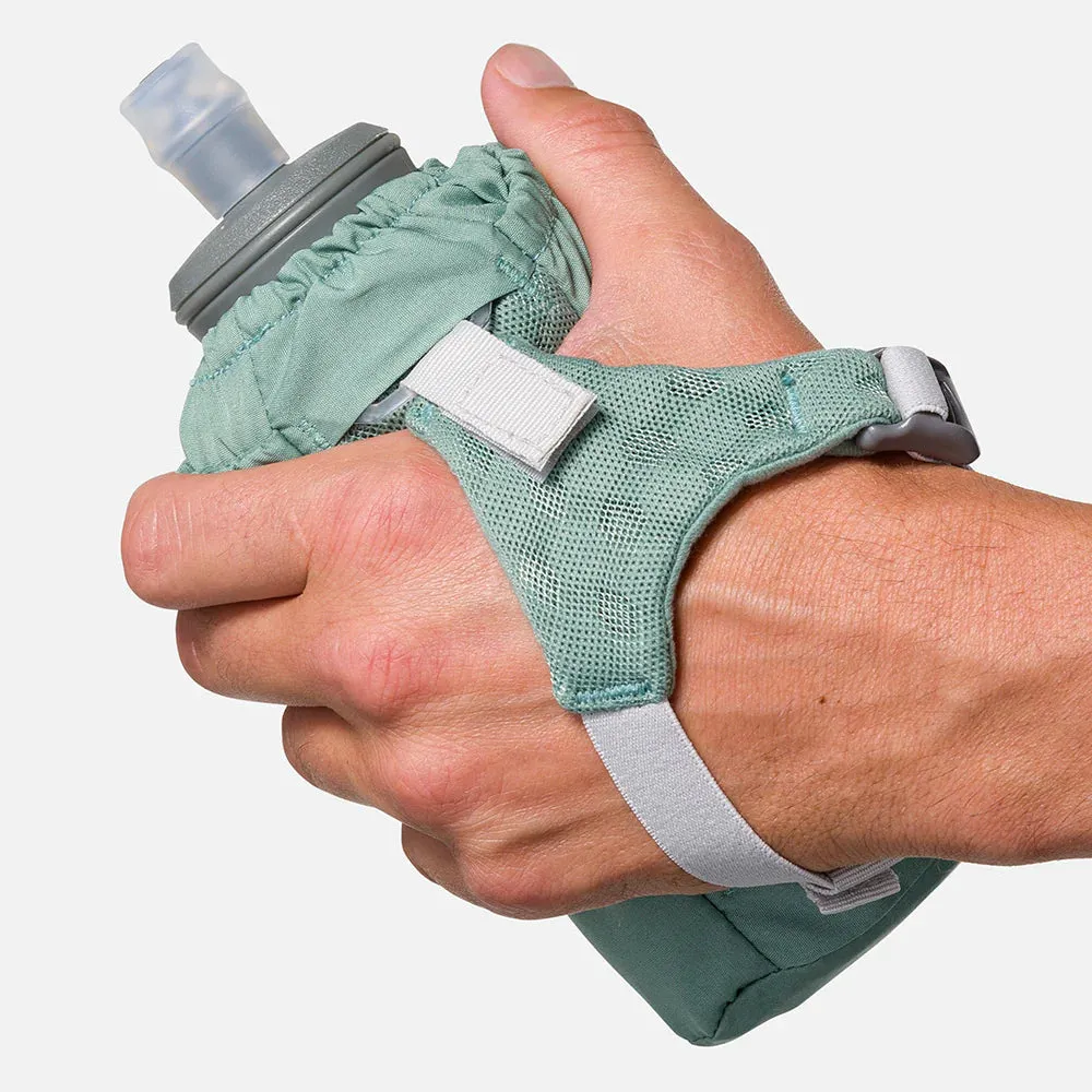 Pinnacle Soft Flask Handheld 18oz (Sage Green/Reflective Silver)