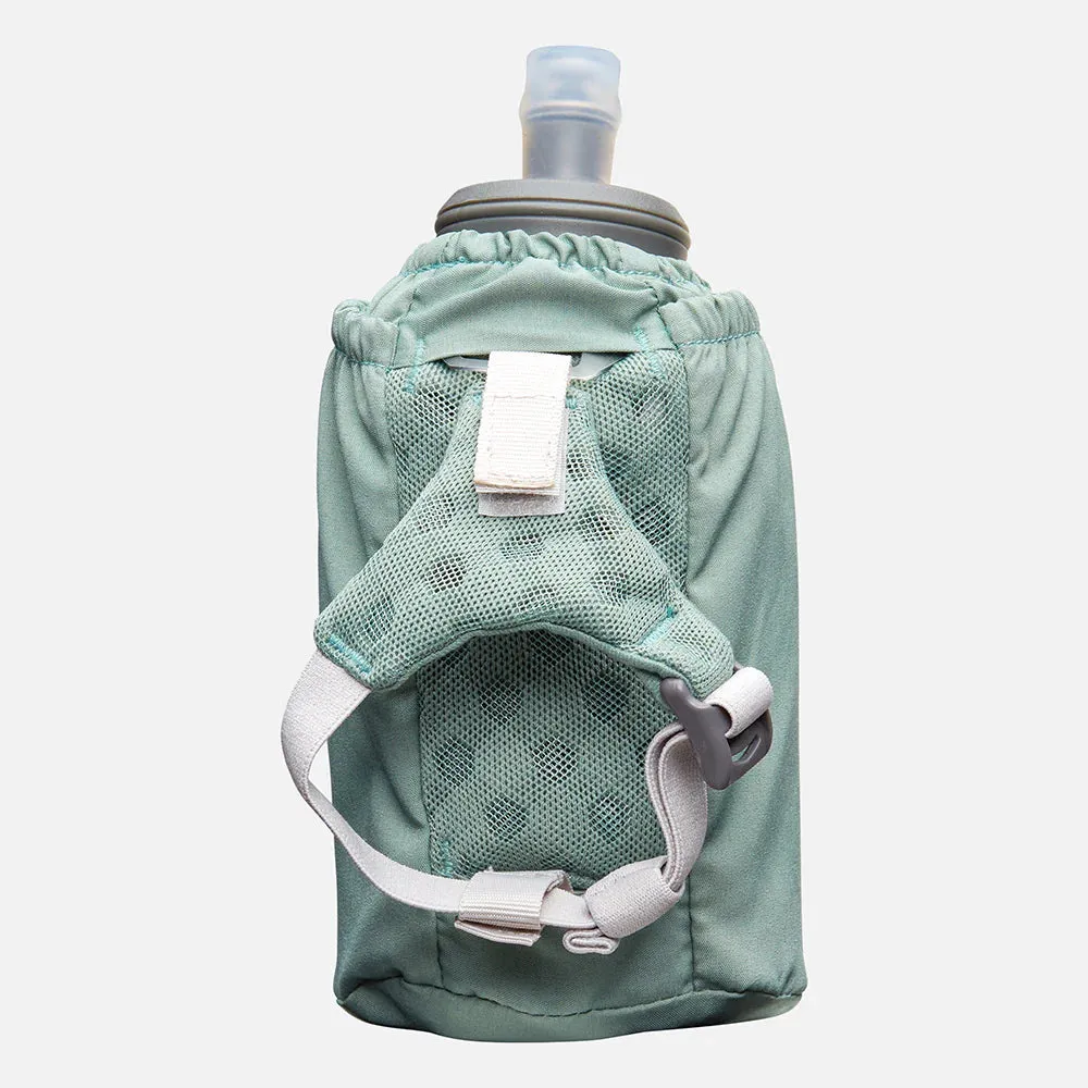 Pinnacle Soft Flask Handheld 18oz (Sage Green/Reflective Silver)