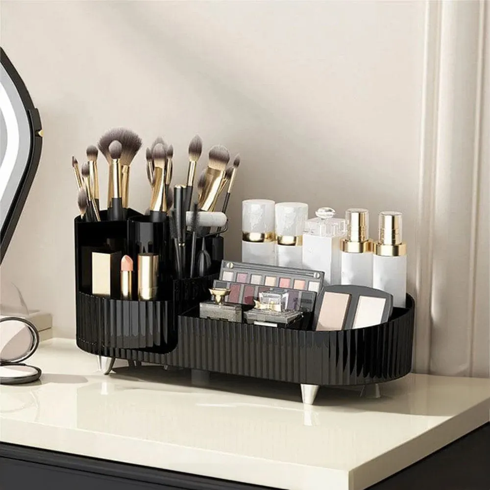 Pleated Makeup Desktop Organizer