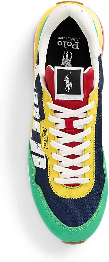 POLO RALPH LAUREN Men's Suede Nylon-Train 89polo-Sneakers-Low Top Lace