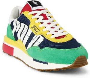 POLO RALPH LAUREN Men's Suede Nylon-Train 89polo-Sneakers-Low Top Lace