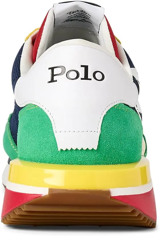 POLO RALPH LAUREN Men's Suede Nylon-Train 89polo-Sneakers-Low Top Lace