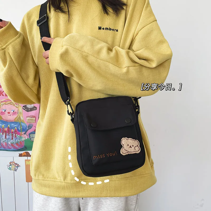 Popular Women's Cute Little Bear Minimalist Shoulder Bags