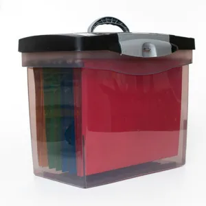 Portable Filing Case with files