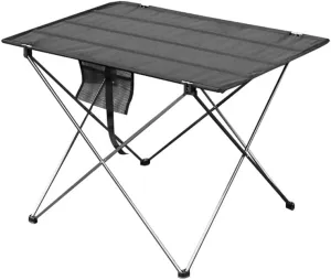 Portable Folding Table，Camping Table Portable Outdoor Folding Camping Table 6061 Alumialloy Ultralight Collapsible Picnic Desk Foldable and Lightweight Camping Table/L Red/56X43X38Cm