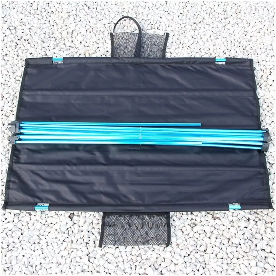 Portable Folding Table，Camping Table Portable Outdoor Folding Camping Table 6061 Alumialloy Ultralight Collapsible Picnic Desk Foldable and Lightweight Camping Table/L Red/56X43X38Cm