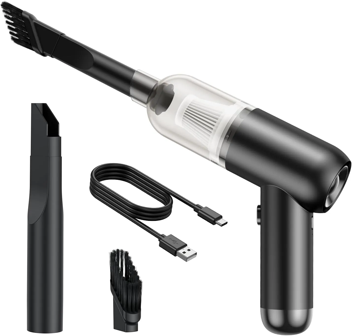 Portable Handheld Car Cordless Vacuum Cleaner with Powerful Suction, High Power Mini Sweeper, Dust Buster, Lightweight, Easy to Hold,Quiet Electric Air Duster,Small Vacuuming for Home,Kitchen,Gift