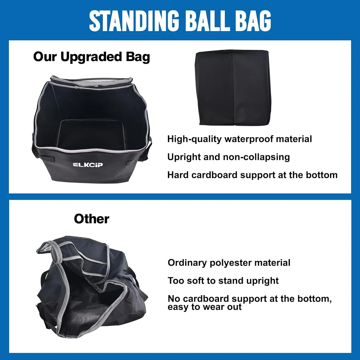 Portable Pickleball & Tennis Ball Collector - Pickleball Retriever Basket Carrier Gatherer Picker Hopper Container for Picking and Storage Training Tool for Ball