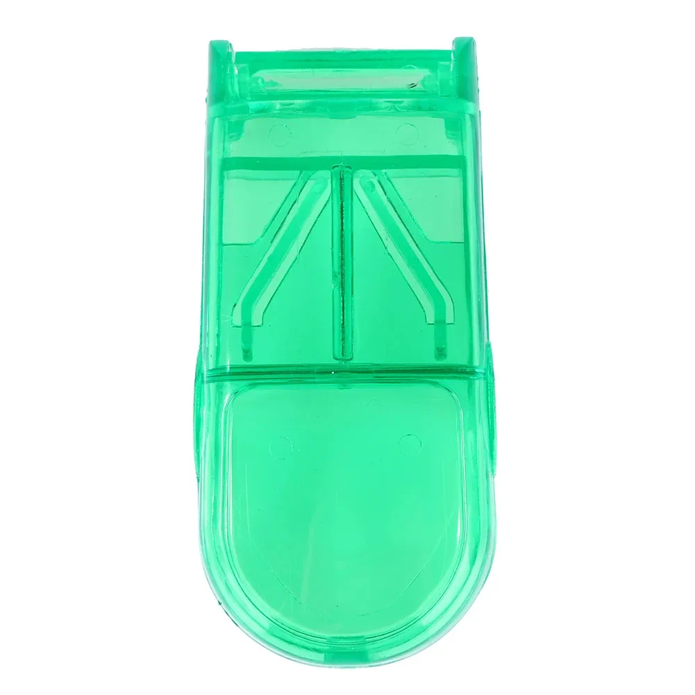 Portable Pill Cutter Box - Pill Splitter Medicine Holder - Compact Pill Storage