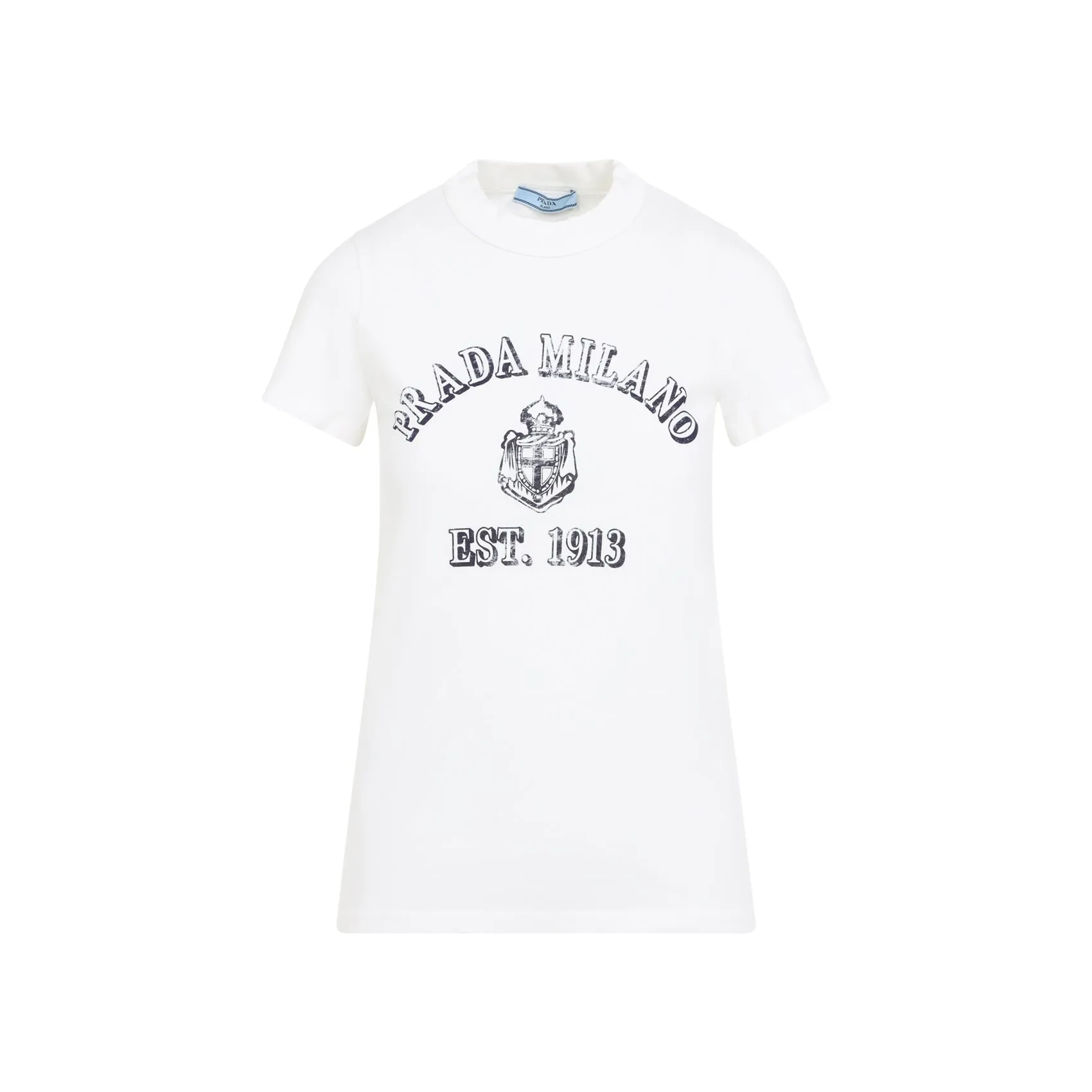 PRADA Essential Cotton T-Shirt for Women - SS25