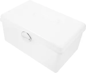 PRETYZOOM Portable Mahjong Storage Box with Handle Lightweight Mahjong Organizer for Easy Travel Versatile Holder for Game Tiles and Small Items Mahjong Lovers