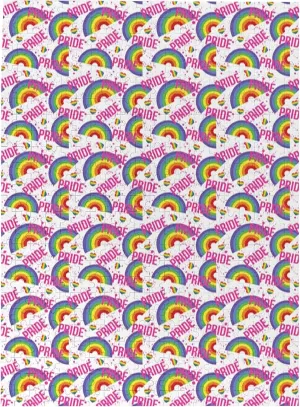 Pride Day Theme,Wooden Jigsaw Puzzle Featuring a Colorful Illustration,LGBT Rainbow Illustration Colorful,Thick Sturdy Pieces,Great Gift Idea,Multicolor Plastic Box Storage 500PCS