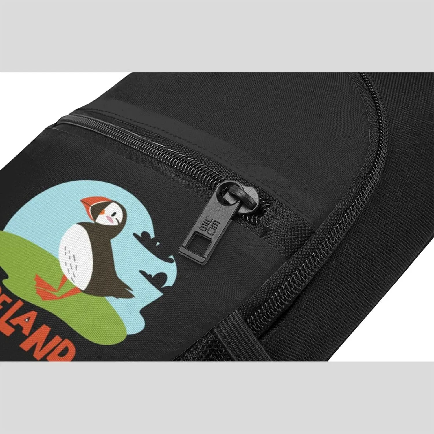 Puffins Animals of Iceland Set Sling Bag Crossbody Backpack Shoulder Casual Daypack Bags for Men Women