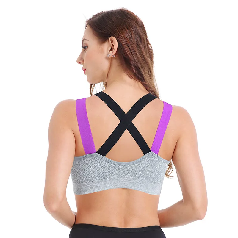 Push Up Running Vest Woman Yoga Bra