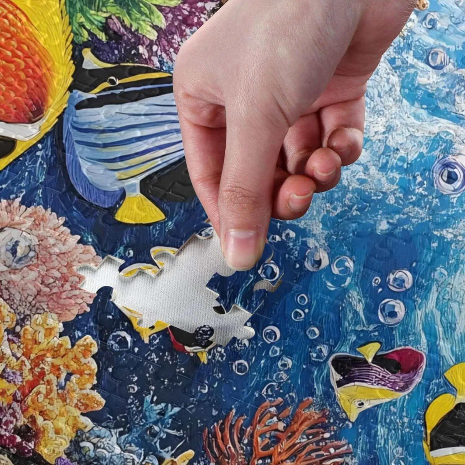 Puzzles for Adults 1000 Piece Undersea Fish Jigsaw Puzzles Kids Game Toys Gift Home Decor 202b8698