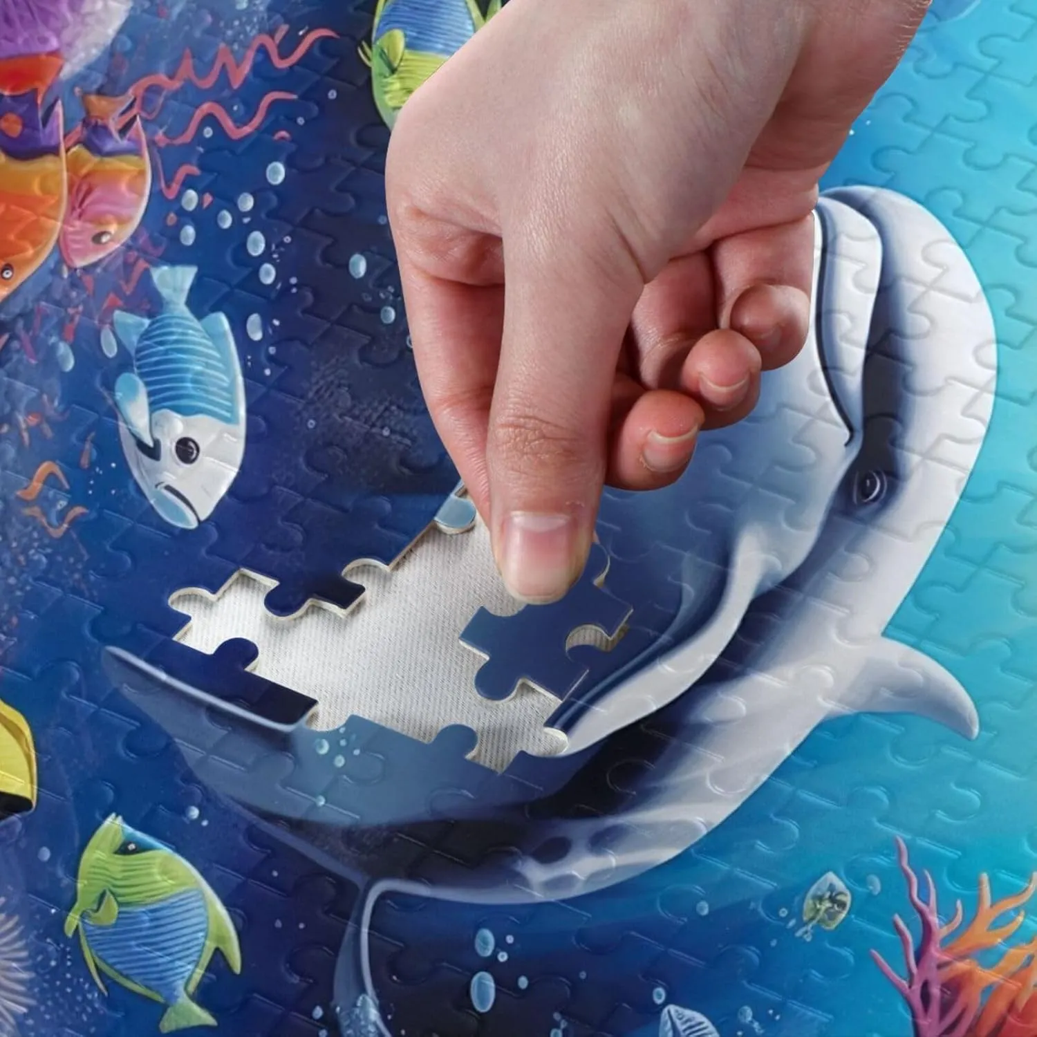 Puzzles for Adults 1000 Piece Whales Dolphin Fish Undersea Jigsaw Puzzles Kids Game Toys Gift Home Decor 202A2473
