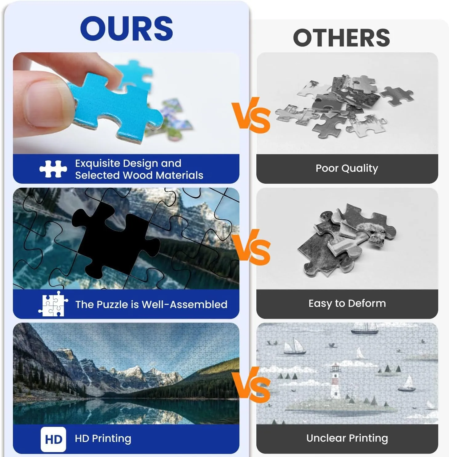 Puzzles for Adults 1000 Pieces Moraine Lake Reflection Wooden Jigsaw Puzzles Challenging Fun Educational Family Games Kid Toys Art Work Gift Home Decor