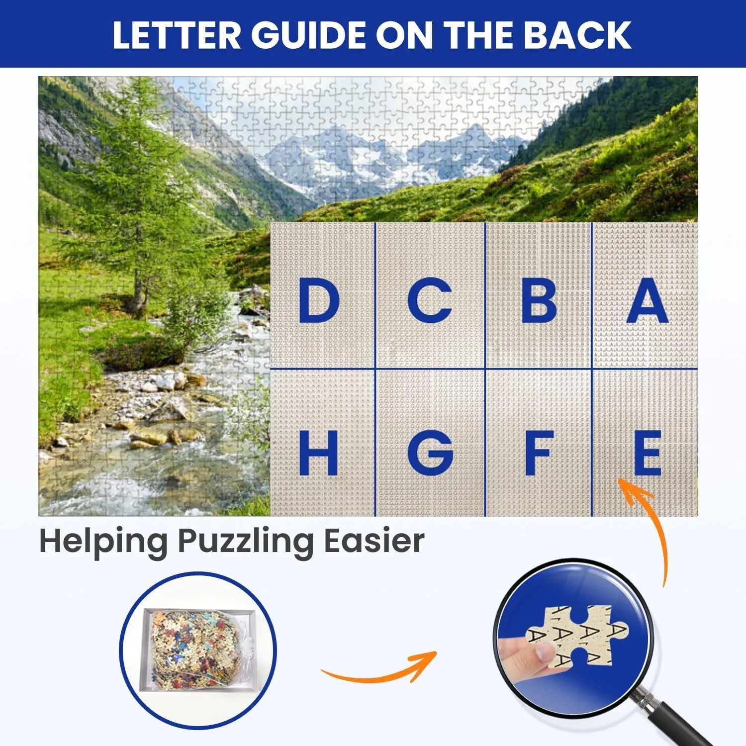 Puzzles for Adults 1000 Pieces Mountain River Alpine Roses Alps Spring Wooden Jigsaw Puzzles Challenging Fun Educational Family Games Kid Toys Art Work Gift Home Decor
