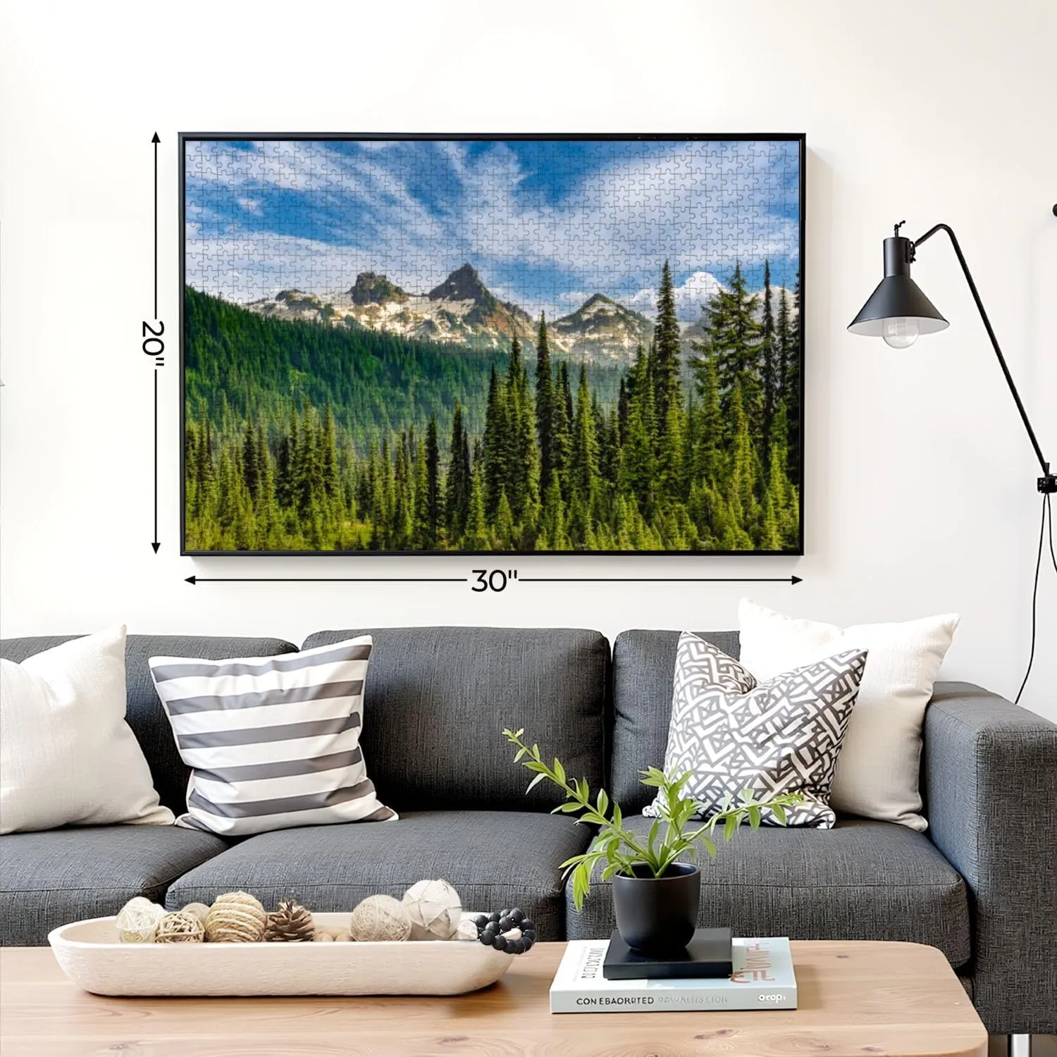 Puzzles for Adults 1000 Pieces Tatoosh Sub Alpine Forest Wooden Jigsaw Puzzles Challenging Fun Educational Family Games Kid Toys Art Work Gift Home Decor