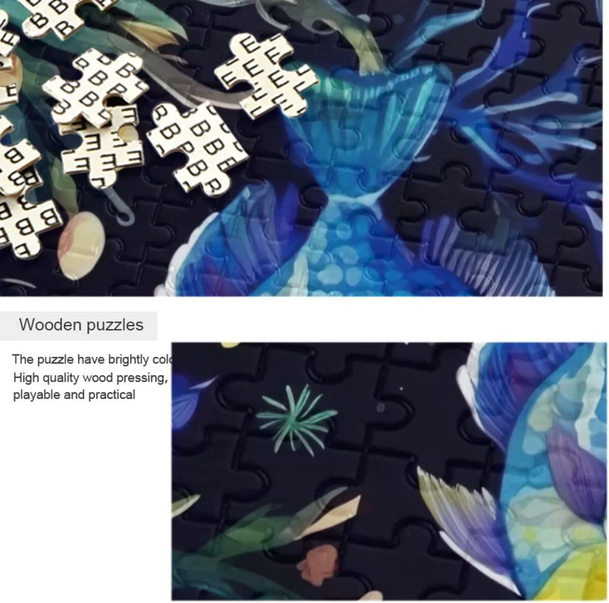 Puzzles for Adults 500 Piece Colorful Tropical Fish Jigsaw Puzzles Kids Toy Game Gift 202A2613