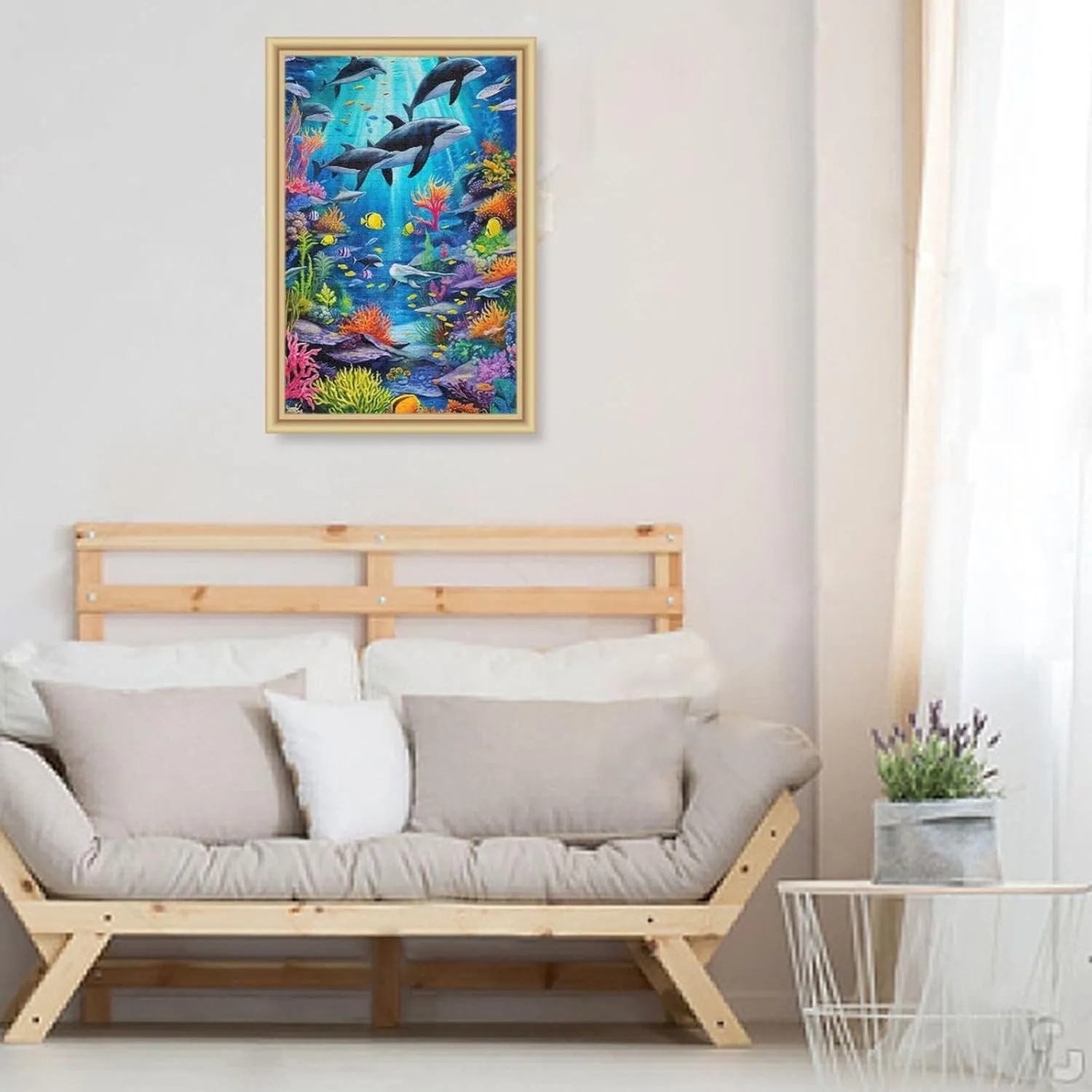 Puzzles for Adults 500 Piece Whales Dolphin Fish Undersea Jigsaw Puzzles Kids Toy Game Gift 202A2484