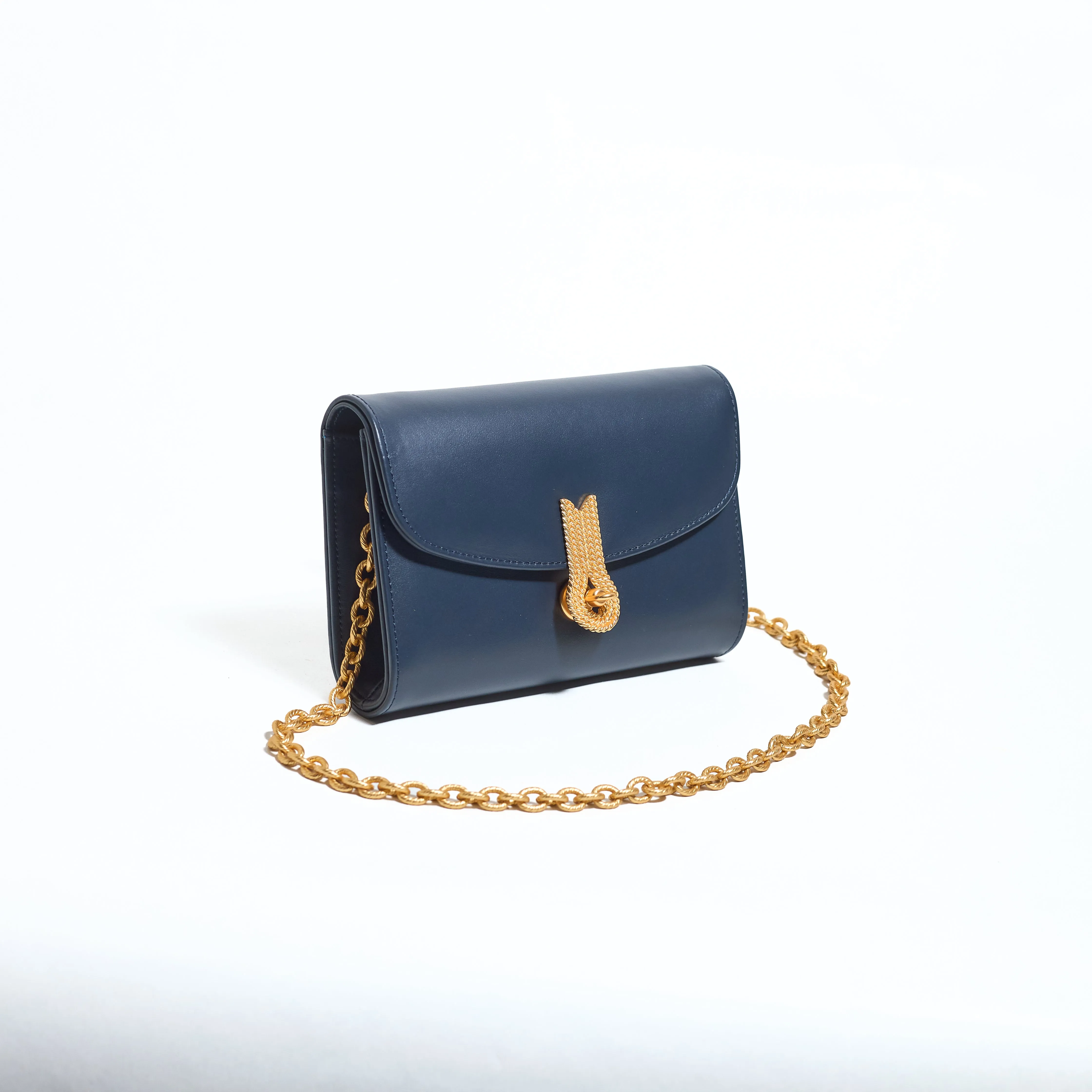 QUEEN MID CALF NAVY