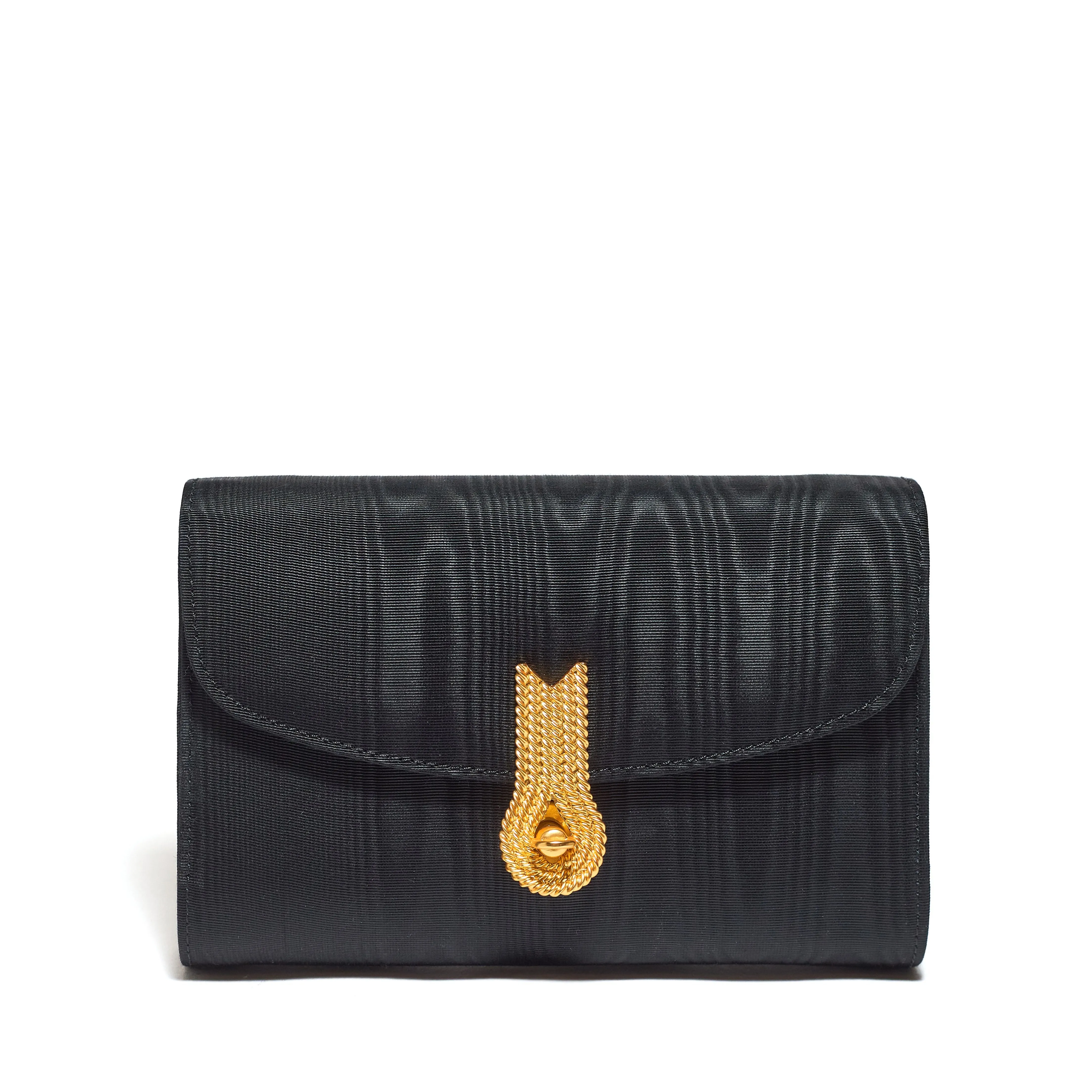 QUEEN MID MOIRE' BLACK
