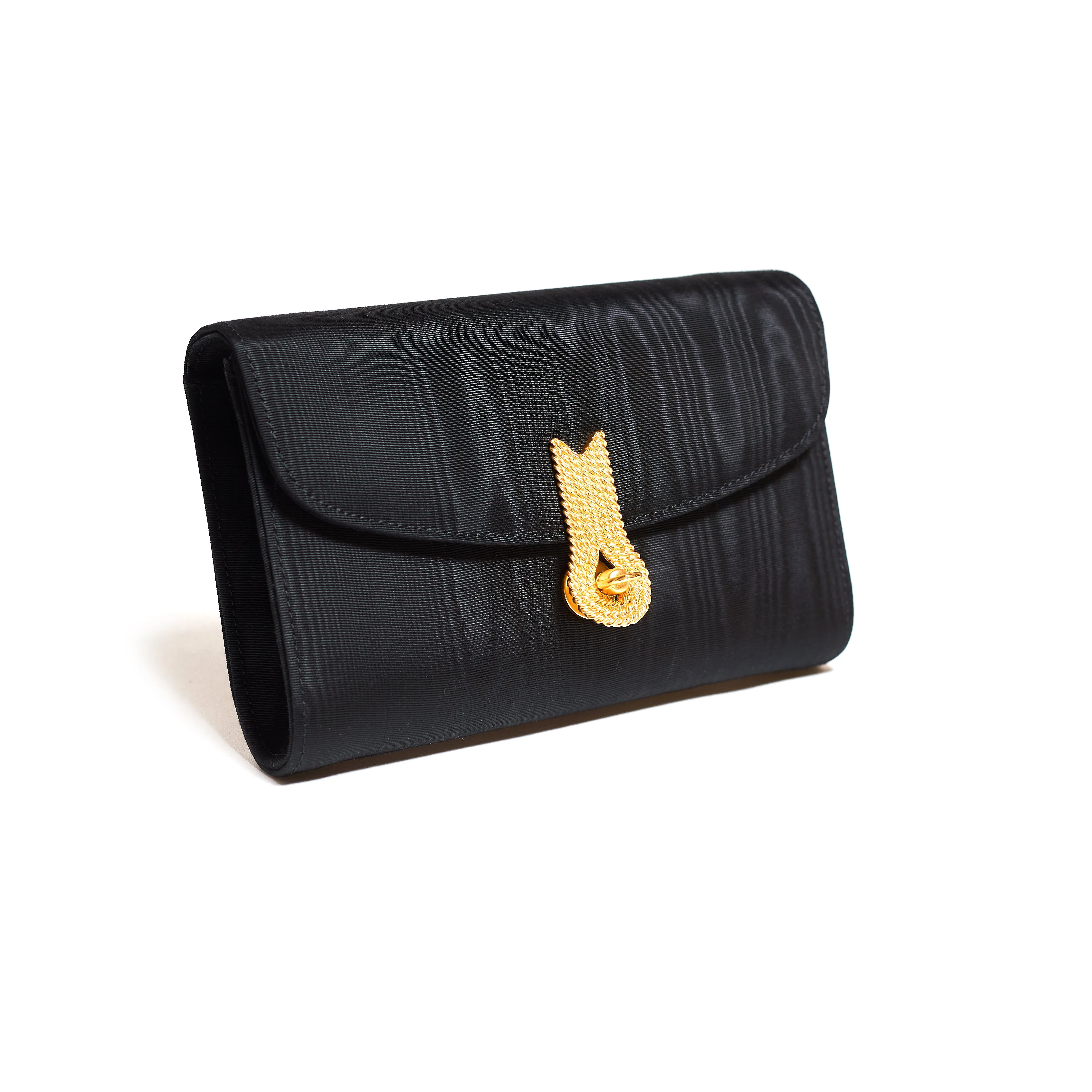 QUEEN MID MOIRE' BLACK