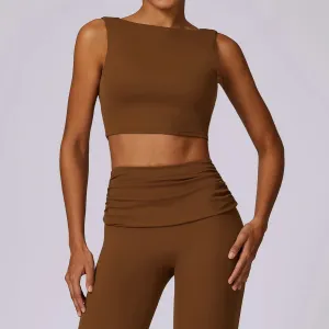 Quick Dry Sports Bra with Push Up Pad