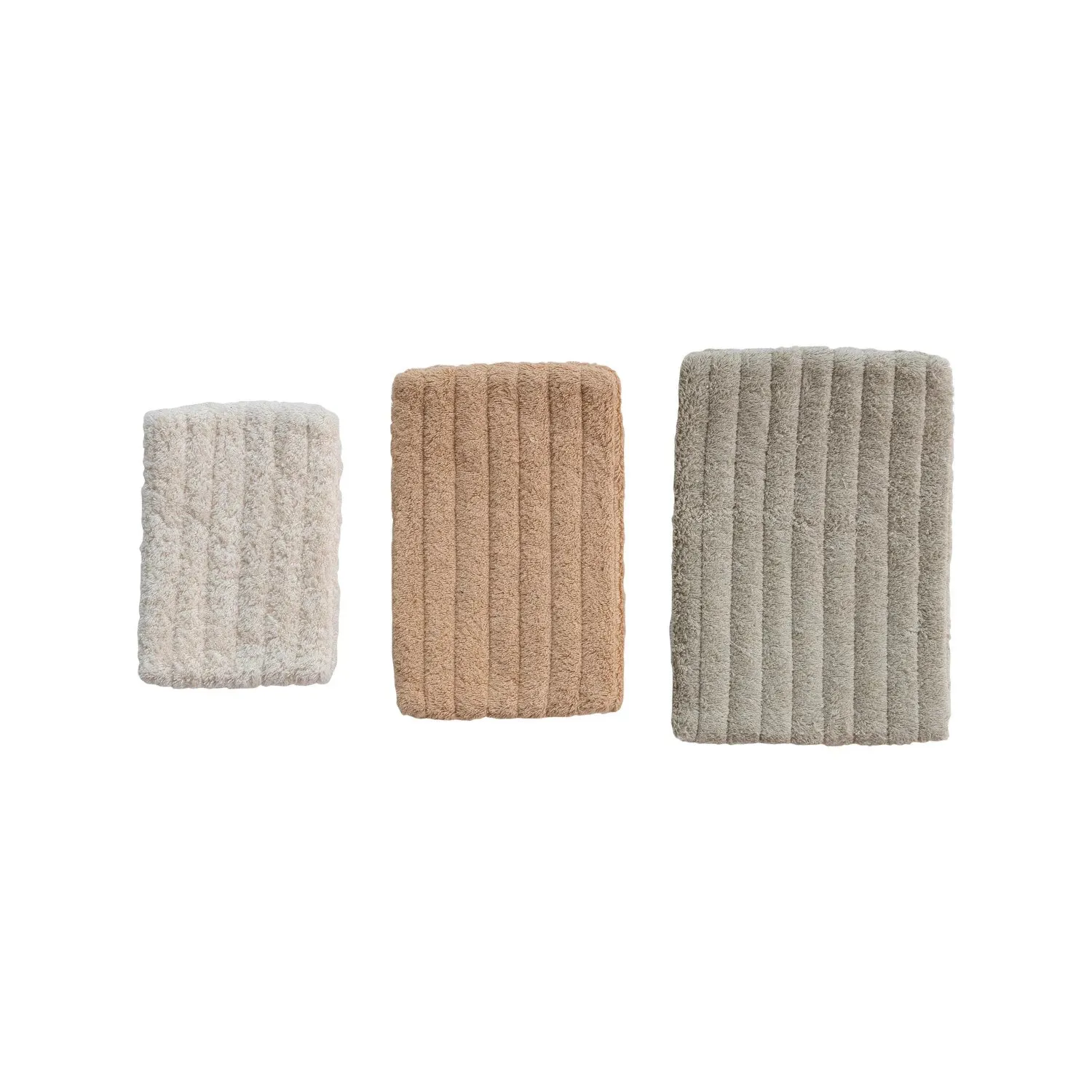 Quilted Terrycloth Pouch Set