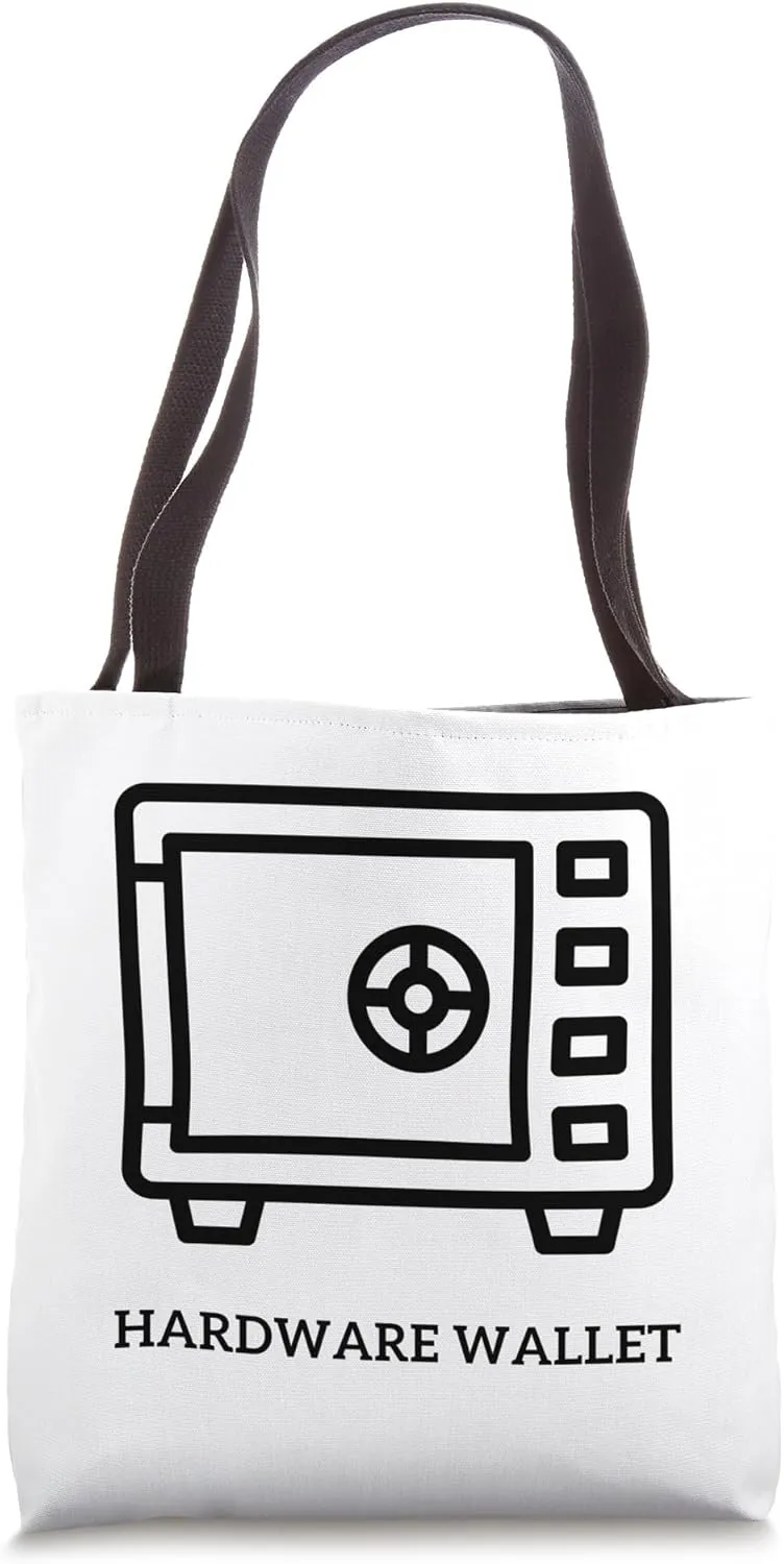 "Hardware Wallet" is a visually informative artwork Tote Bag