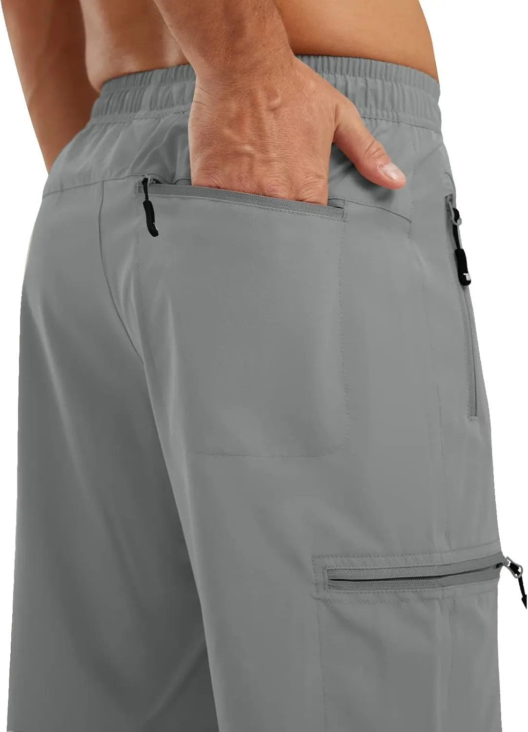 Rdruko Men's Hiking Shorts Quick Dry Lightweight Outdoor Sports Shorts with 5 Pockets for Travel Camping