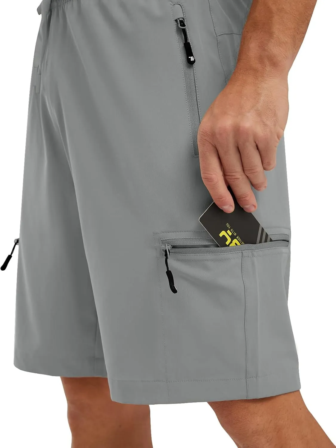 Rdruko Men's Hiking Shorts Quick Dry Lightweight Outdoor Sports Shorts with 5 Pockets for Travel Camping
