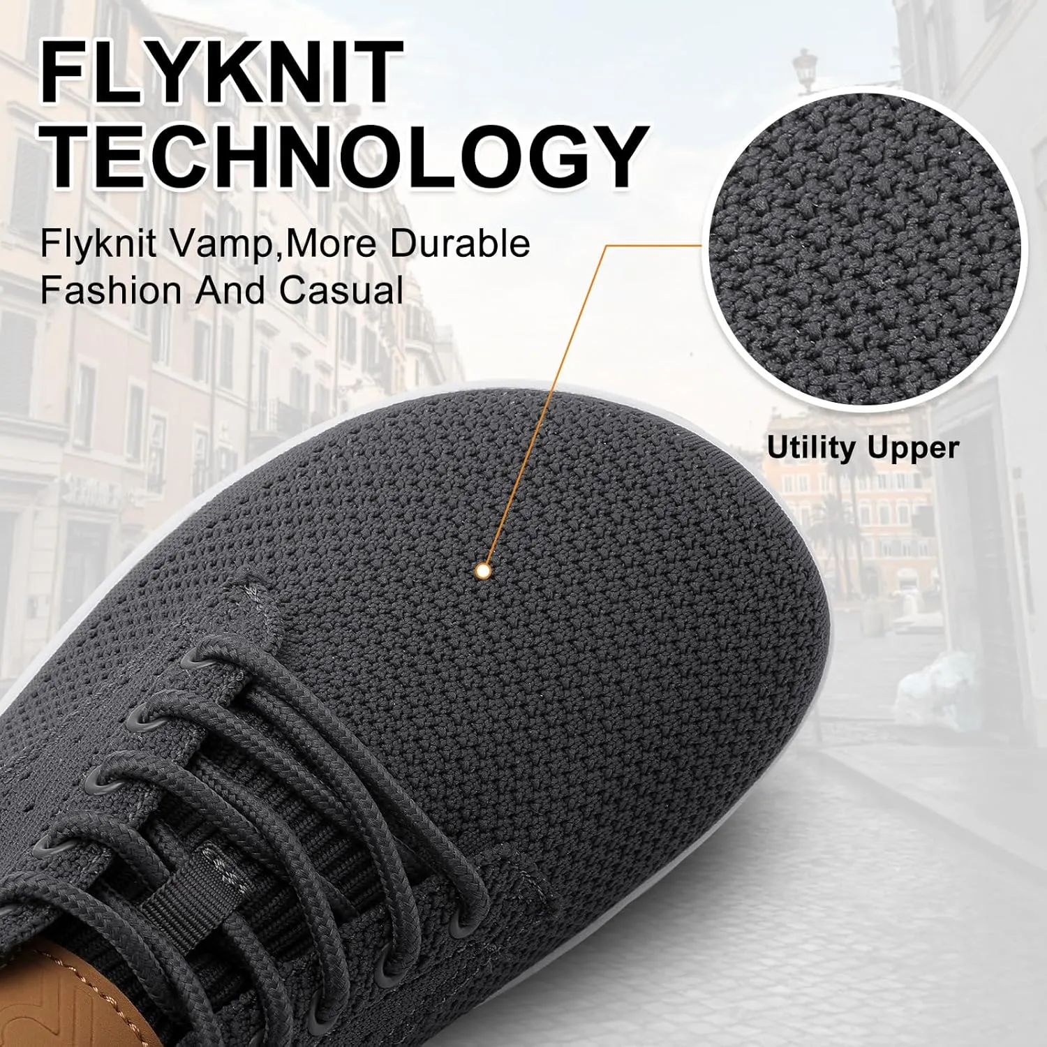 relxfeet Men's Dress Sneakers Fashion Oxfords Business Casual Shoes Wide Toe Box Barefoot Zero Drop Walking Shoes
