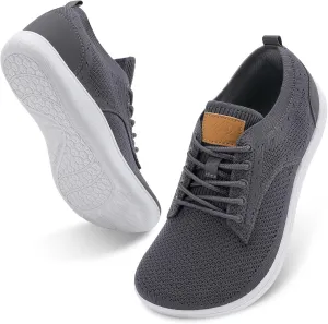 relxfeet Men's Dress Sneakers Fashion Oxfords Business Casual Shoes Wide Toe Box Barefoot Zero Drop Walking Shoes