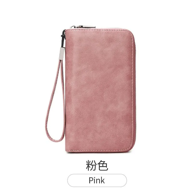 RFID Blocking PU Leather Accordion Wallet – Multi-Slot Card Holder