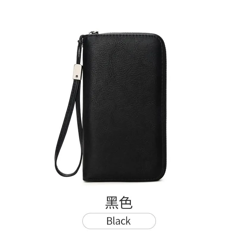 RFID Blocking PU Leather Accordion Wallet – Multi-Slot Card Holder