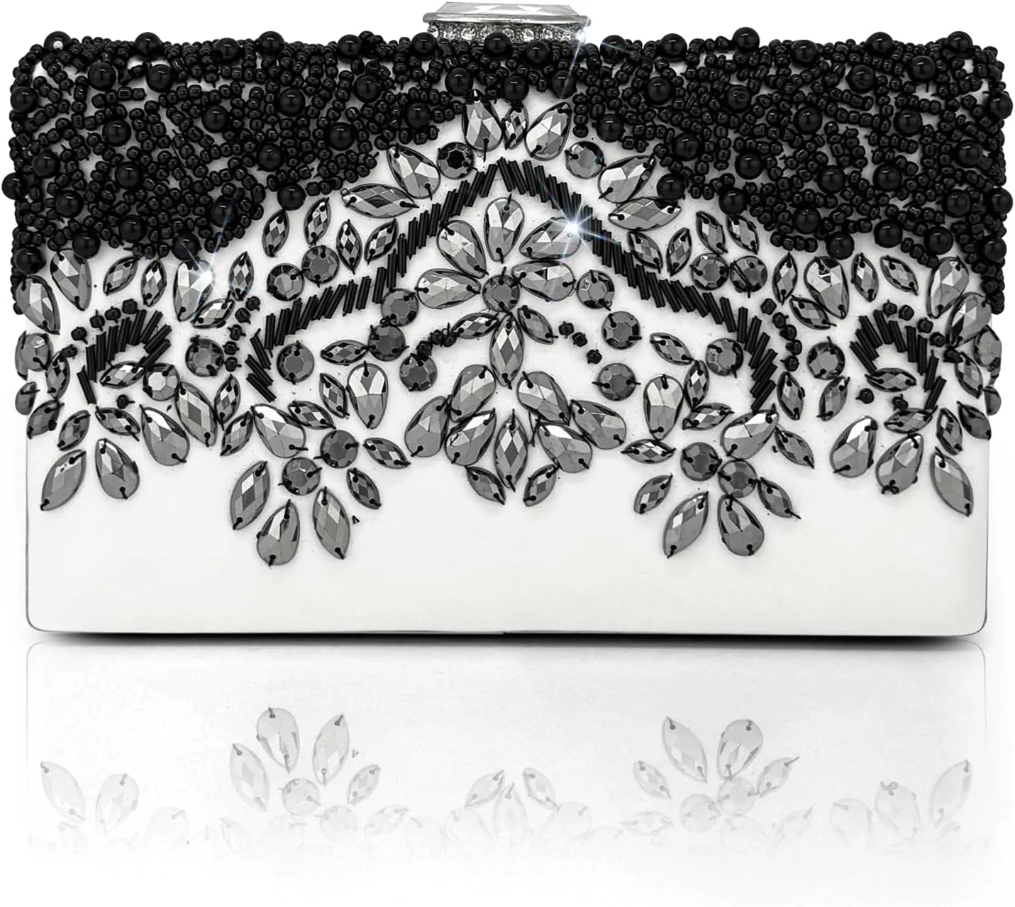 Rhinestone Pattern Evening Bag – Versatile Women’s Clutch, Perfect for Dress, Wedding Cheongsam, Bridesmaid – Elegant, Lady-Like Party Bag