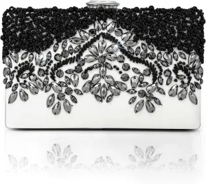 Rhinestone Pattern Evening Bag – Versatile Women’s Clutch, Perfect for Dress, Wedding Cheongsam, Bridesmaid – Elegant, Lady-Like Party Bag