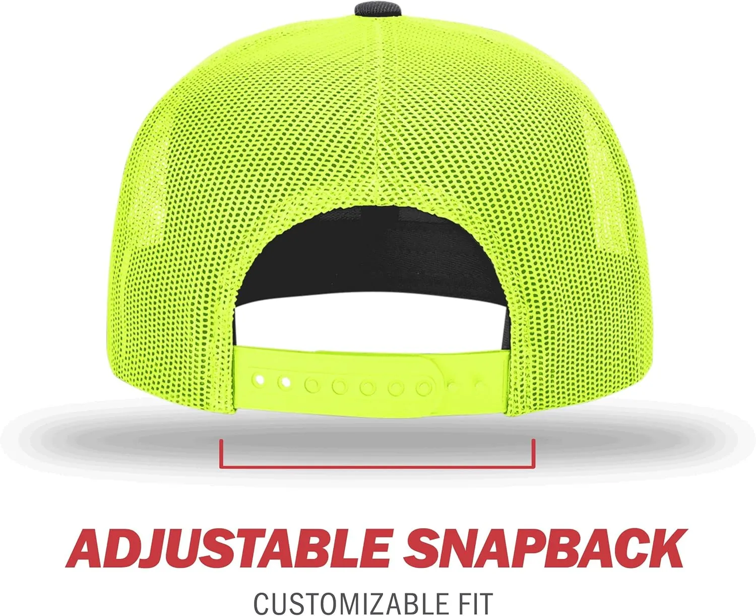 Richardson Unisex 511 Flatbill Trucker Adjustable Snapback Baseball Cap