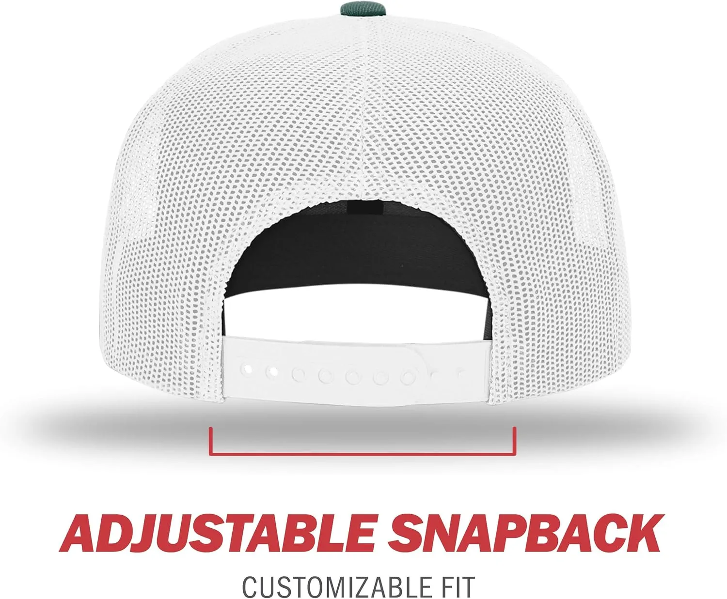 Richardson Unisex 511 Flatbill Trucker Adjustable Snapback Baseball Cap