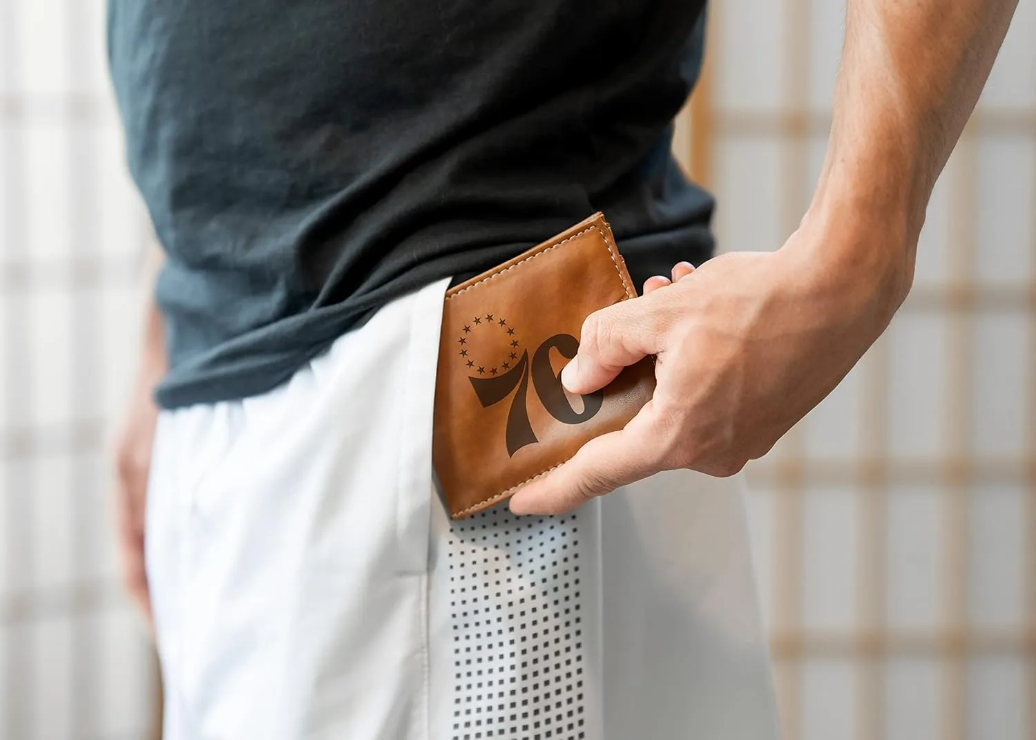 Rico Industries NBA Laser Engraved Billfold Wallet Laser Engraved Bill-fold Wallet - Slim Design - Great Gift