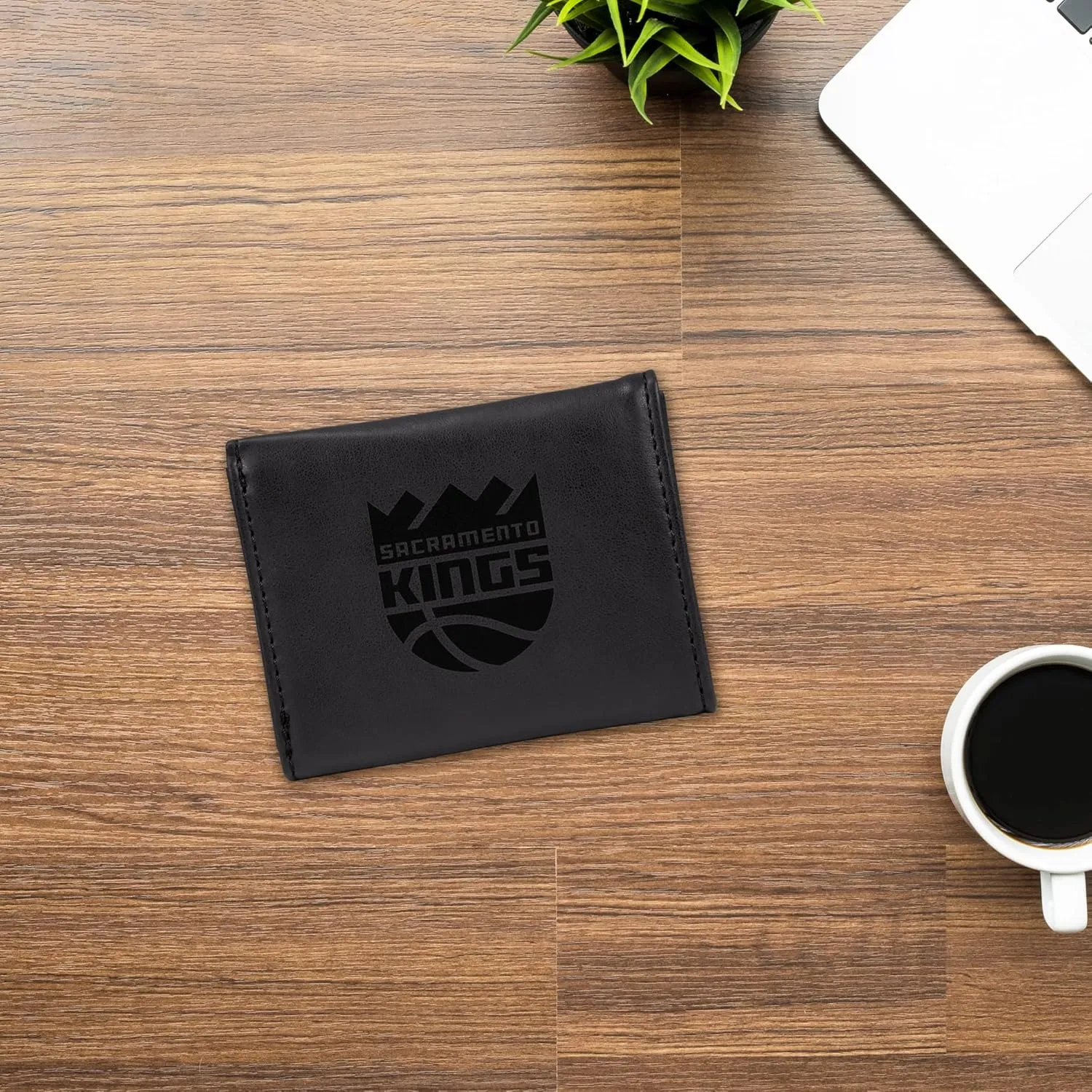 Rico Industries NBA Laser Engraved Trifold Laser Engraved Tri-Fold Wallet - Men's Accessory