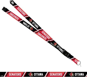 Rico Industries NHL Hockey 18" x 1" Premium Unisex-Adult Safety Breakaway Lanyard