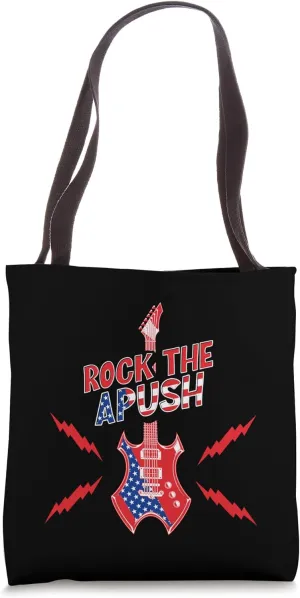Rock The APUSH Joke Test AP Exam For Students Teachers Funny Tote Bag