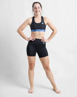 Rooster High Waist Sports Shorts for Women
