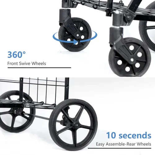 Royaleva Portable Shopping Cart for Easy Errands and Groceries