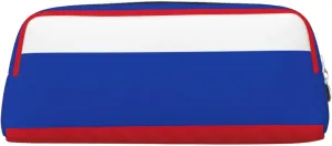 Russian Flag Print Versatile Storage Pouch Makeup Bag Travel Office Small Items Organizer Bag